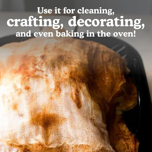 Regency Wraps 100% Cotton Ultra Fine Natural Cheese Cloth, 36 sq.ft 36" X36" 4 pcs, Chef Grade for Basting Turkey, Canning, Straining, Cheesemakin...