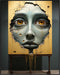 Posterizer 1 pcs-melting futuristic robotic portrait-Abstract & Modern Art-Fantasy & Fiction Art-Gift for Art Lovers-Decor for Home & Office- UNFR...