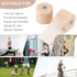 4 Pcs Pre Wrap Athletic Tape, Foam Underwrap Bandage Sports Tape, Wrists Elbow Knees Ankles Tape for Gymnastics Boxing Climbing...