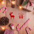24pcs Christmas Stencils for Crafts, 3x3in Small Christmas Templates for Painting on Wood Reusable Snowman Decoration Stencils for DIY Xmas Orname...