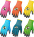 6 Pairs Kids Gardening Gloves Yard Work Gloves Children Soft Safety Rubber Coated Gloves for Toddlers Youth Girls Boys Children (Medium (Age 6-8))...