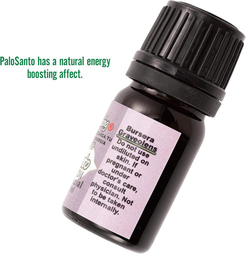 Palo Santo Essential Oil - 100% Pure - Sustainably Sourced - Highest Grade Aromatherapy Oil - 5ml (1/6oz)...