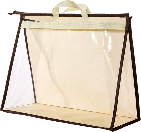 CINPIUK Clear Handbag Storage Bags Purse Organizer for Closet, Zipper Hanging Storage Bag for Handbags, XL...
