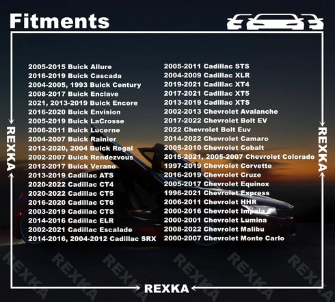Rexka 30pcs M4.2 Bumper Fender Extruded U Nuts 5/32 Compatible with GM 11515638 Chevrolet Cruze Equinox Impala Malibu Silverado Traverse Cadillac ...