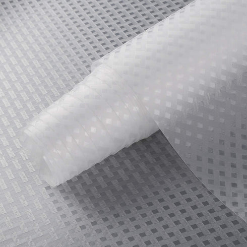 HooTown Refrigerator, Fridge, Freezer Shelf Liner and Drawer Mats 17.5 Inch Wide x 78.7 Inch Long, Non Slip EVA Plastic Washable Waterproof Pads f...