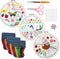 Emopeak 3 Sets Beginners Embroidery Stitch Practice kit, Bamboo Frame Animal Embroidery Kit to Learn 30 Different Stitches Stitch with Embroidery ...