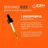 E2H Liquid Turmeric Curcumin for Better Absortion - Natural Joint Support - Turmeric Root Extract with Black Pepper Seed - Boost Your Health - Veg...