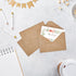 ACSTEP 50PACK Brown Gift Card Envelopes Credit Card Size Mini Envelopes Kraft Tiny Pocket Envelopes For Business Card, Small Note Cards 4X2.75 Inc...