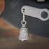 Guardian Bell Good Luck Bell w/Keyring & Black Velvet Gift Bag | Motorcycle Bell | Lead-Free Pewter | Good Luck Gift to Friends & Family | Bike Be...