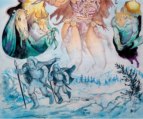 Goodman Games DCC Lankhmar #14: Thieves of Cold Corner - Paperback RPG Book, Level 4 Adventure, Sorcery & Spells, Snow & Winter Roleplaying Game, ...