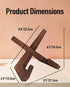 Wooden Display - 6.5 Inch Plate Stand for Display, Plate Holder Display Stand, Wooden Picture Frame Stand, Decorative Table Top Easels for Display...