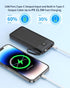 Portable Charger with Built-in Cables&AC Wall Plug,10000mAh Power Bank,PD 22.5W USB-C Fast Charging External Battery Pack with LED Display Compati...