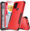 TJS for Motorola Moto G Pure 2021/Moto G Power 2022 Case, with Tempered Glass Screen Protector, Heavy Duty Rugged Shockproof Full Body Anti Scratc...