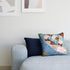 Klimt Blue Modern Pillow Cover - Seed Art Nouveau Pillowcase Modern Farmhouse Chair Cushion Boho Outdoor Pillowsham Mid Century Couch Cushion Hand...