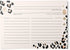 50 Gold Foil Cheetah Print Recipe Cards from Dashleigh, 4x6 inches, Double-Sided...