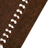 Grelucgo Small Short Hemstitch Chocolate Brown Table Runner, Dresser Scarf, Solid Color (14 x 48 inch)...