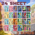 24 Sheets Racing Car Stickers for Kids Make Your Own Stickers Car Themed Birthday Party Decor Car Racing Gifts Party Favor Supply Reward Education...