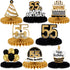 LINGTEER Happy 55th Birthday Table Honeycomb Centerpieces Cheers to 55th Birthday 55 Years Old Party Table Decorations Gift Sign....