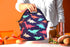 Violet Mist Neoprene Lunch Bag Reusable Insulated Box with Adjustable Shoulder Strap for Women and Men, Dinosaur 2, 11.42"L x 10.43"H x 5.51"W...