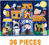 Mudpuppy Spooky House – 36 Piece Jigsaw Puzzle to Go Featuring an Adorable Haunted House with Spooky Friends Perfect for Travel and Boo Baskets...