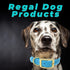 Regal Dog Products Small Light Blue Waterproof Dog Collar with Gold Buckle, Resilient and Durable Materials, Comfortable Design - for Small, Mediu...