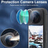 FiTSTILL Insta 360 X3 Sticky Easy Installation Lens Guard Screen Tempered Film Set, Lens Silicone Protector for Insta360 X3 Accessories LCD Temper...
