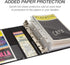 Samsill Economy 2 Inch 3 Ring Binder, Made in The USA, Round Ring Binder, Non-Stick Customizable Cover, Black (?12600)...