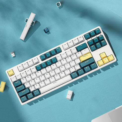 Happy Balls Keycaps Doubleshot PBT Keycap Set Custom OEM Profile Cherry MX Keyset for 61 63 64 66 68 84 87 96 100 104 108 MX Switches Mechanical K...