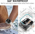 Ultra Look - Fullife 2 in 1 Compatible with Apple Watch Case Series 9 45mm Waterproof Screen Protector, Front & Back Full Protective Bumper Face C...