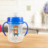 Dr. Brown's Milestones Soft Spout Sippy Cup with Handles, Blue Tiger Hero, BPA-Free, 9 oz/270 mL, 9m+...