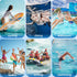 Large Waterproof Phone Pouch, Double Space Floating Water Proof Phone Case for Swimming Beach Vacation Cellphone Dry Bag with Detachable Lanyard f...