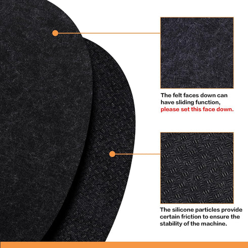 Heat Resistant Mat for Crockpot Slow Cooker with Appliance Slider Function, 2 Pack Countertop Protector for Crock Pot Slow Cookers, Crock-Pot 3-10...
