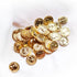 Gold Coins 10Pcs Miniature 1:6 Scale Metal Coin - St Patrick Leprechaun, Pirate Treasure, Dollhouse Coins(gold)...