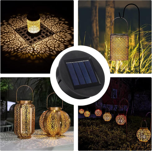 Replacement Solar Light Parts, 2 Pack Solar Lights Replacement Top 3.15in, 8 lumens LED Solar Panel Lantern Lid Lights, Outdoor Lantern Solar Repl...