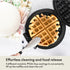 BELLA Classic Rotating Belgian Waffle Maker with Nonstick Plates, Removable Drip Tray, Adjustable Browning Control and Cool Touch Handles, Black...