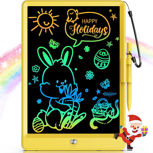 Bravokids LCD Writing Tablet for 3-8 Year Old Girls and Boys - 10 Inch Electronic Doodle Board Drawing Pad, Educational Birthday Gift for Kids and...