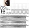 600Pcs Hypoallergenic Earring Hooks, Black Earring Making Kit, Earring Making Supplies with Earring Backs and Jump Rings for Jewelry Making (Black...