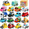 Fajiabao 18 Pcs Toy Car Mini Pull Back Cars Toy Trucks for Toddlers 1-3 Party Favors Bulk Small Construction Toys for Kids Carnival Prizes Pinata ...