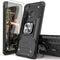 for Galaxy A21 Case with Screen Protector,Shock Absorption Heavy Duty Drop Test Slim Fit Case with Kickstand Lightweight Protective Phone Case for...