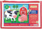 Mudpuppy On the Farm Pouch Puzzle – 12 Pieces, 14” x 11”, Great for Kids Ages 2-4 – Travel-Friendly, Reusable, Zippered Pouch, 1 EA...