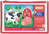Mudpuppy On the Farm Pouch Puzzle – 12 Pieces, 14” x 11”, Great for Kids Ages 2-4 – Travel-Friendly, Reusable, Zippered Pouch, 1 EA...