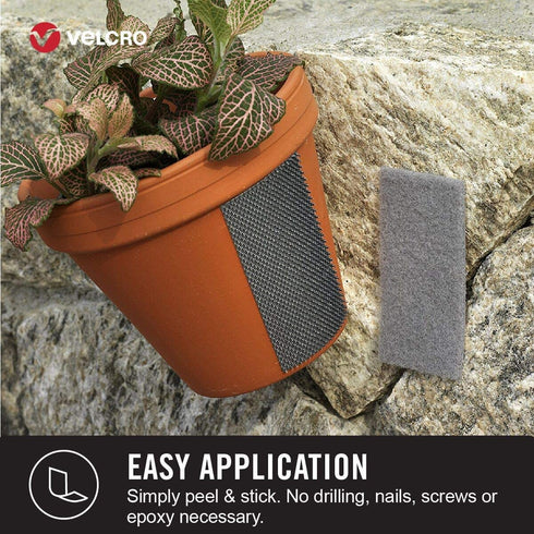 VELCRO Brand Industrial Strength Fasteners | Extreme Outdoor Weather Conditions | Heavy Duty Strength Holds up to 15 lbs | 4 x 2 inch Strips, 3 Se...