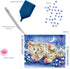 DIAMOND DOTZ ® - Baby Tiger Roly Poly, Partial Drill, Round Dotz, Diamond Painting Kits, Diamond Art Kits for Adults, Gem Art, Diamond Art, Kits, ...