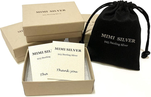 MIMI 925 Sterling Silver Hammered Open Teardrop Hoop Earrings...