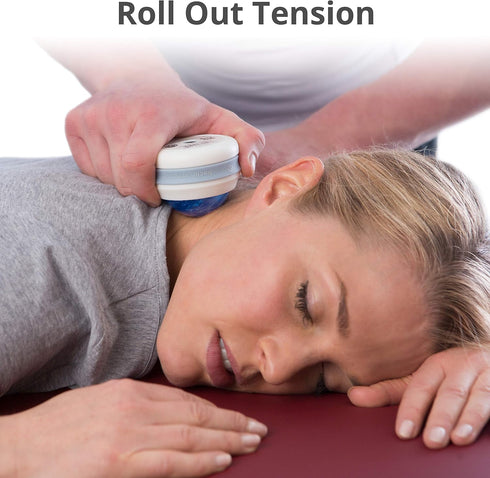 Body Back Manual Massage Roller Ball | Deep Tissue Roller & Lacrosse Ball - Hand Held Massager for Sore Muscles & Joint Pain | 360 Degree Mobility...
