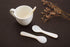 DUEBEL Caviar Spoons Set, 3.15 Inch White Mother of Pearl Roe Spoons for Caviar, Egg, Coffee Serving (White, 8cm x 2.3cm) (6)...