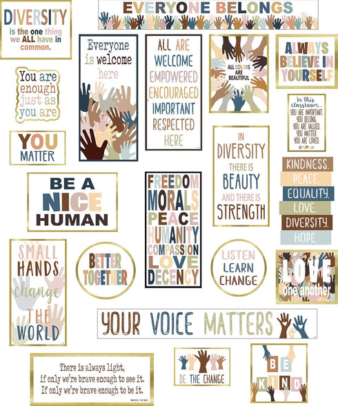 Everyone is Welcome Diversity Mini Bulletin Board...