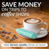 Zulay Froth Mate Powerful Milk Frother for Coffee - Portable & Compact Handheld Foam Maker for Lattes, Cappuccinos, Matcha, Hot Chocolate - Milk F...