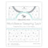 Amazing Baby Microfleece Sleeping Sack, Wearable Blanket with 2-Way Zipper, Use After Swaddle Transition, Playful Dots, Sterling, Large 12-18 Mont...