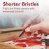 Princeton Velvetouch Filbert Brush, Long Handle, Size 6 - Professional Artist Brushes for Mixed Media, Acrylic, Oil...